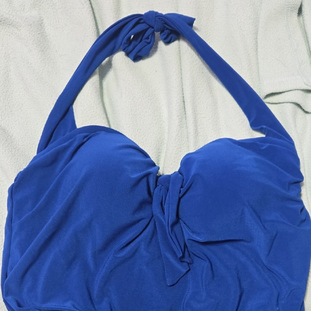 Aqua Green Vibrant Blue Swimwear